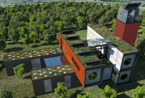 百變的集裝箱房屋